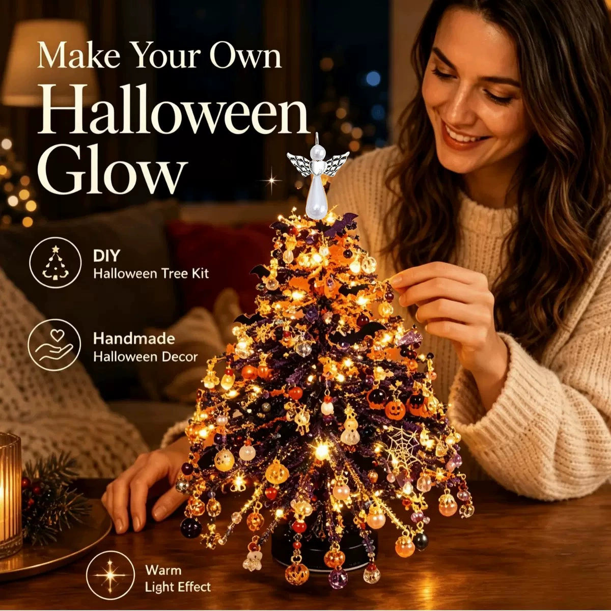 DIY Beaded Mini Holiday Tree Kit