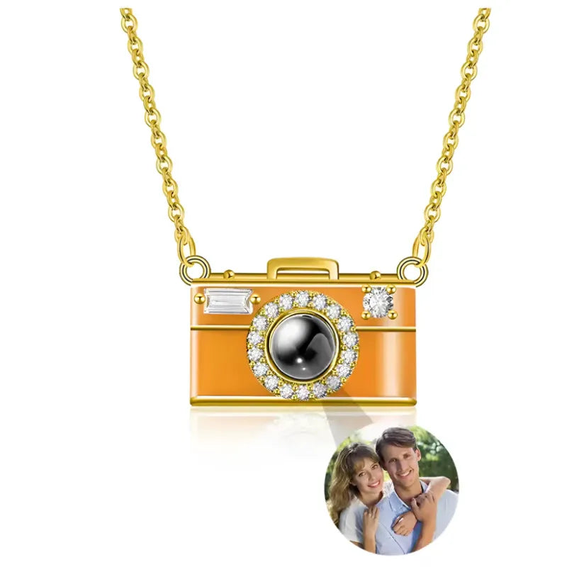 Gifts for Wife - photo projection necklace