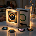 Custom Mini Vinyl Record Player - 9 Music Discs