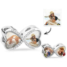 Custom Photo Bow Tie Charm for Couples
