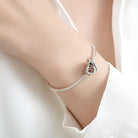 Custom Photo Angel Wings Heart Charm